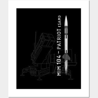 MIM-104 Patriot surface to air missile (SAM) Posters and Art